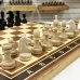 Шахматы Классические из красного дерева и бука, 50 на 50 см