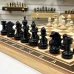 Шахматы Классические из красного дерева и бука, 50 на 50 см