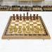 Шахматы турнирные Королевский Стаунтон с утяжелением доска 50 на 50 см красное дерево