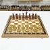 Шахматы турнирные Королевский Стаунтон с утяжелением доска 50 на 50 см красное дерево