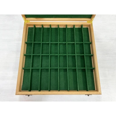 Шахматный ларец красное дерево 52 см