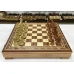 Шахматный ларец красное дерево с фигурами красный композит 52 см