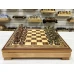 Шахматный ларец красное дерево с фигурами Антик 52 см