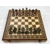 Шахматный ларец красное дерево с фигурами Антик 52 см