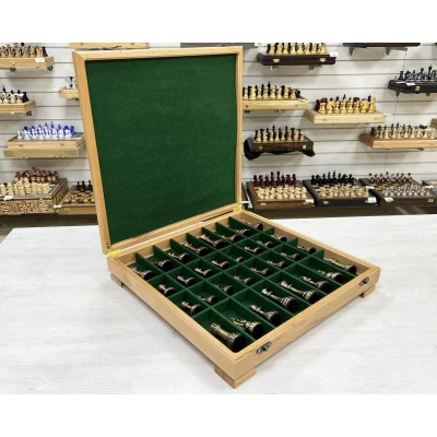 Шахматный ларец орех Антик 52 см