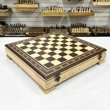 Шахматный ларец турнирный венге большой 52 см