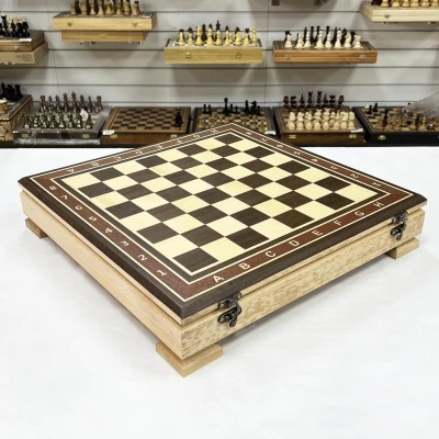 Шахматный ларец турнирный венге большой 52 см