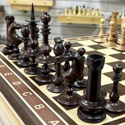 Шахматный ларец турнирный венге Ренессанс большой