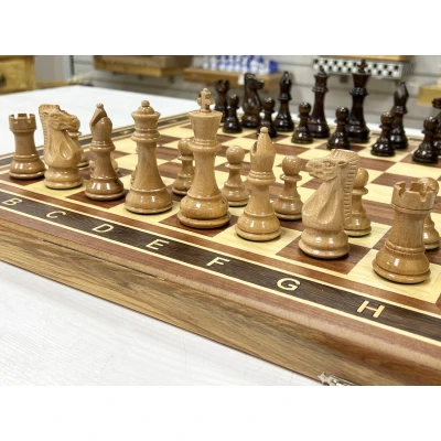 Шахматы-нарды-шашки Красное дерево Суприм