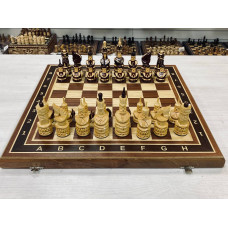 Шахматы нарды шашки с резными фигурами Круглые щиты