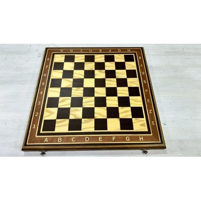 Шахматная доска турнирная складная без фигур Венге большая