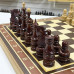 Шахматы деревянные венге с фигурами из дуба большие