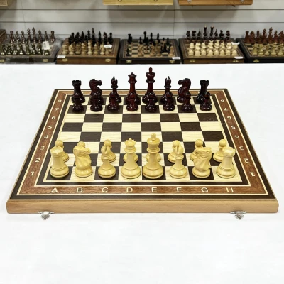 Шахматы турнирные венге Стаунтон ретро большие