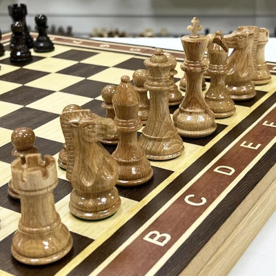 Шахматы деревянные Турнирные венге Суприм 50 см
