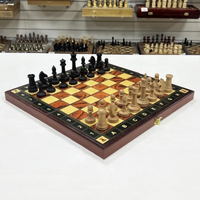 Шахматы-нарды-шашки Презент люкс