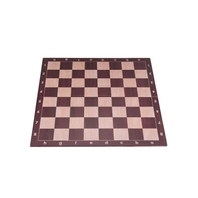 Шахматная доска винил красная без фигур 51 на 51 см