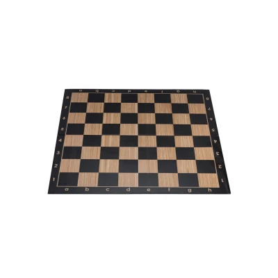 Шахматная доска Винил черная без фигур большая 51 на 51 см