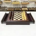 Шахматный ларец с выдвижными ящиками венге Ретро падук
