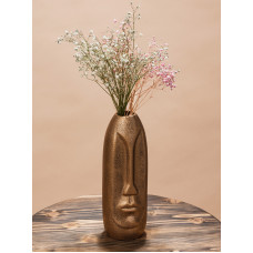 Ваза керамика лицо Антик декор для сухоцветов 20.5 см