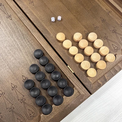 Нарды подарочные Соколиная охота из массива бука