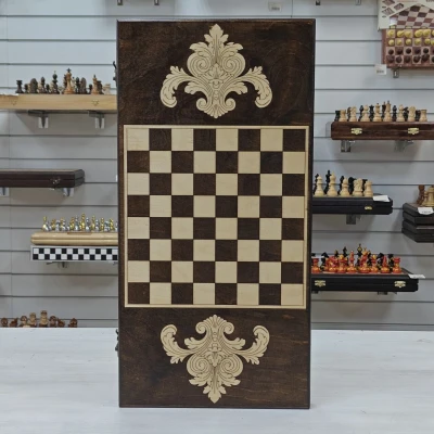 Нарды деревянные Орел подарочные большие светлые