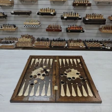 Нарды деревянные Орел подарочные большие светлые