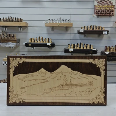 Нарды деревянные Арарат подарочные большие