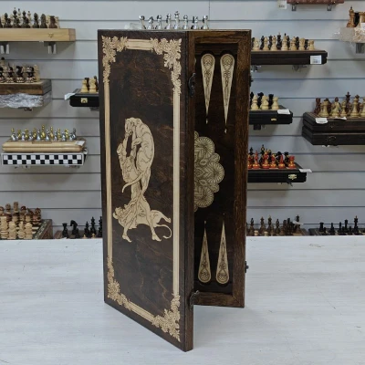 Нарды деревянные Самсон подарочные большие