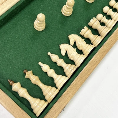 Шахматы подарочные Гамбит красное дерево, граб