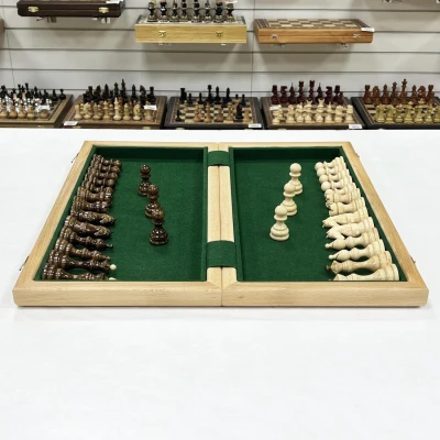 Шахматы подарочные Гамбит красное дерево, граб