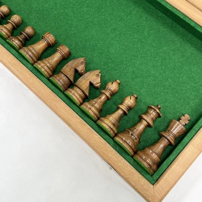 Шахматы турнирные орех Стаунтон чемпион большие