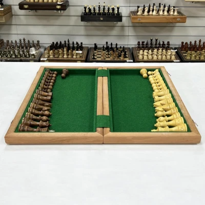 Шахматы турнирные орех Стаунтон чемпион большие