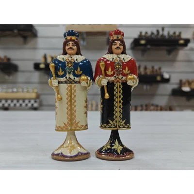 Шахматные фигуры ручной работы Царская Россия