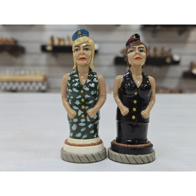 Шахматные фигуры ручной работы ВДВ - Морская пехота