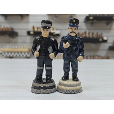 Шахматные фигуры ручной работы Жизнь Воровская из хлеба