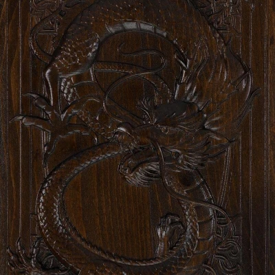 Нарды резные "Дракон" 50, Ustyan