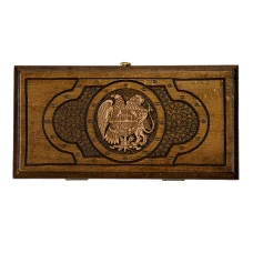 Нарды резные "Герб Армении" 30, Mirzoyan