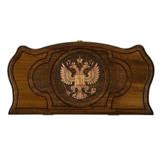 Нарды резные "Герб РФ 3" 40, Mirzoyan