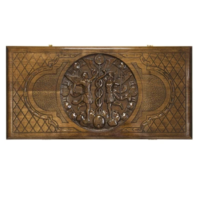 Нарды резные "Зодиак Близнецы", Ustyan