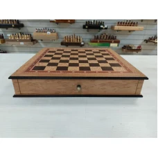 Шахматная доска с ящиками ларец Эвкалипт