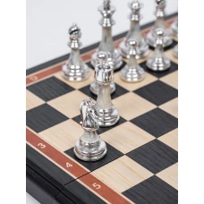 Шахматы подарочные из мореного дуба с фигурами Итальянский дизайн Люкс