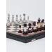 Шахматы подарочные из мореного дуба с фигурами Итальянский дизайн Люкс