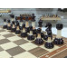 Шахматы подарочные в ларце Орех с фигурами Итальянский дизайн Люкс