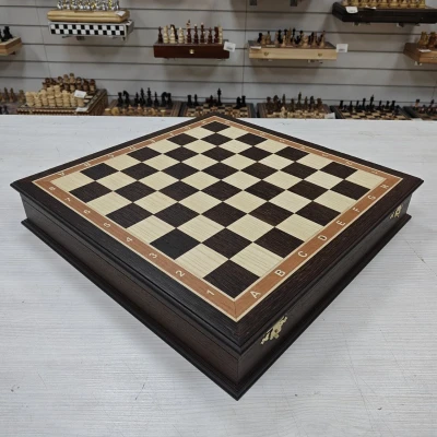 Шахматный ларец без фигур Венге 40 см