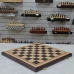 Шахматная доска складная Турнирная дуб 50 см