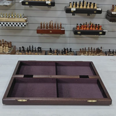 Шахматная доска складная Турнирная дуб 50 см