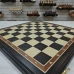 Шахматная доска складная, турнирная, ручной работы из моренного дуба 50 см