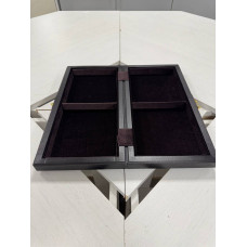 Шахматная доска складная деревянная моренный дуб 40 см