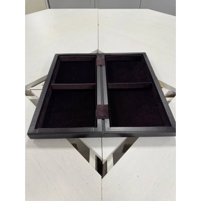 Шахматная доска складная деревянная моренный дуб 40 см