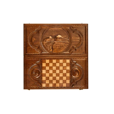 Нарды резные "Долина Арарата" 60, Simonyan